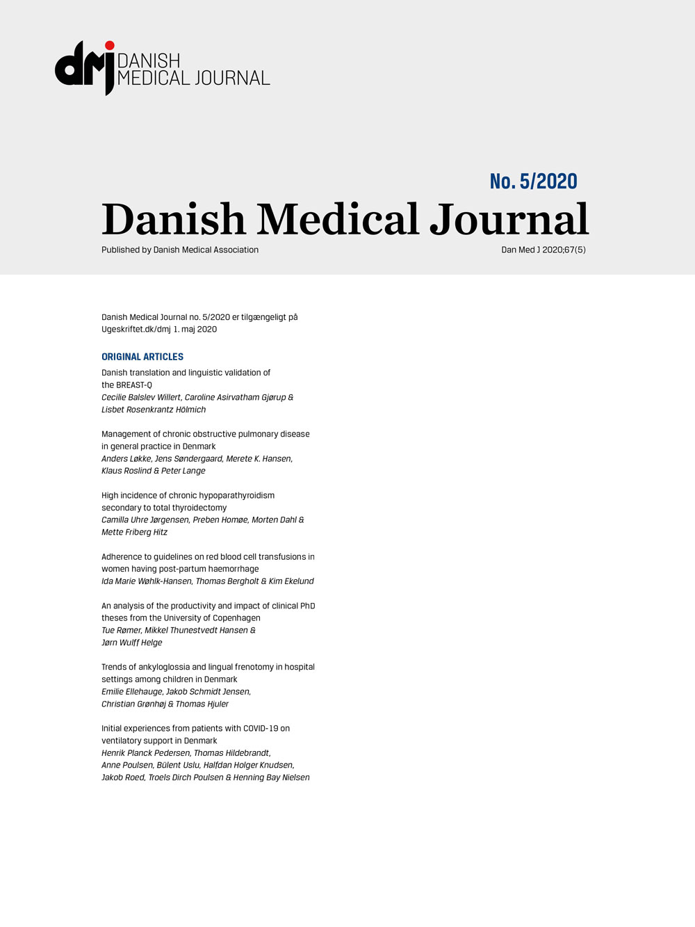 DMJ 5/2020