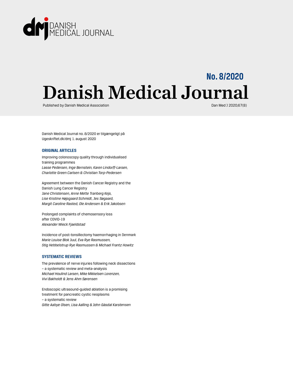 DMJ 8/2020