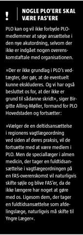 Nogle PLO'ere skal være FAS'ere