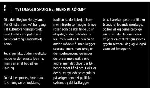»Vi lægger sporene, mens vi kører«