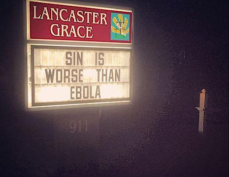 Kirken i USA, der havde dette budskab, havde måske ret på en anden måde, end de selv havde tænkt sig.