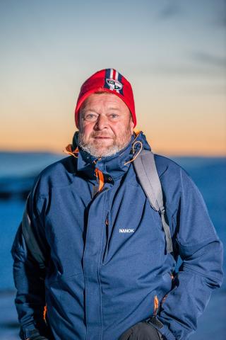 Det er ikke første gang, Ib Fallesen er i Gällivare i det svenske Lapland. Denne gang er vinteren mild. 