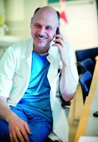 Niels Christian Bjerregaard, Mave-Barn-Centret, er en af de læger, der har taget livtag med brugerinddragelse. Foto: Helene Bagger.