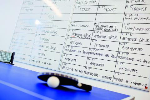 Satspuljemidlerne er blandt andet blevet brugt til at kunne tilbyde patienterne flere aktiviteter.
Foto: Claus Boesen