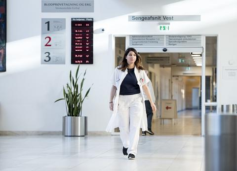 Shilan Erfatpour, reservelæge, Gastroenterologisk Afdeling, Aalborg Universitetshospital. Michael Bo Rasmussen.