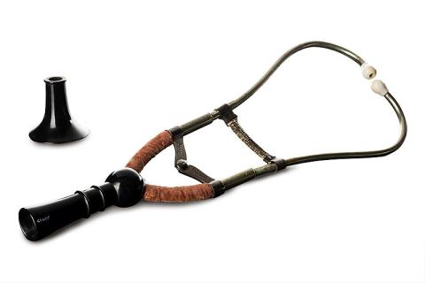 Cammanns stereo-stetoskop fra 1850’erne. (The Wellcome Collection)