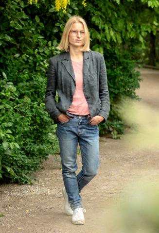 Ida Donkin fra Læger Formidler har for en stund skiftet information om børnesygdomme ud med coronavirus. Foto: Miriam Dalsgaard/Ritzau Scanpix