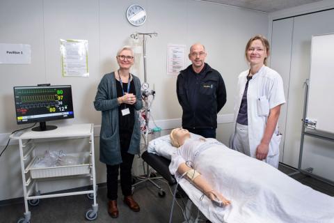 Uddannelseskoordinerende overlæge Anja Kirstein er medtovholder på forsøgsordningen. Hun håber, at forsøget bliver gjort permanent, når det stopper den 1. juni næste år. Foto: Lars Horn / Baghuset 