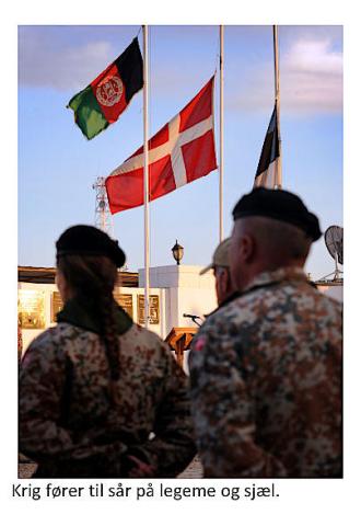 Krig fører til sår på legeme og sjæl.