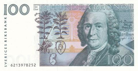 Moderne sygdomsklassifikationer som ICD og DSM står i gæld til den svenske naturforsker Carl von Linné, som i oplysningstiden inddelte flora og fauna i et vidtrækkende og detaljeret taksonomisk system (portræt fra en svensk pengeseddel).