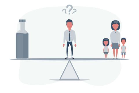 Alkoholbehandling – en balance.